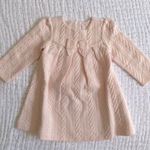 NWT Janie and Jack Girls Pink Dress w/ Bow